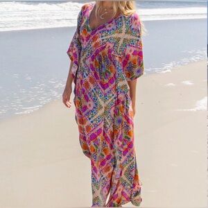 Natural Life Sanibel Kaftan Maxi Dress